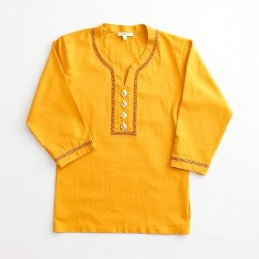Mustard Kurta