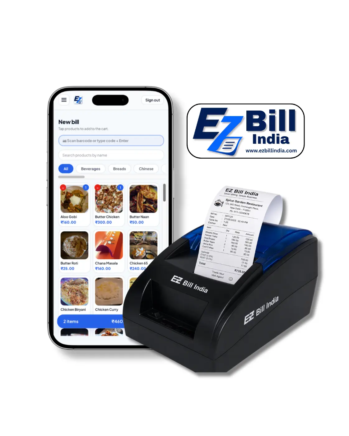 Big Thermal Printer with Software