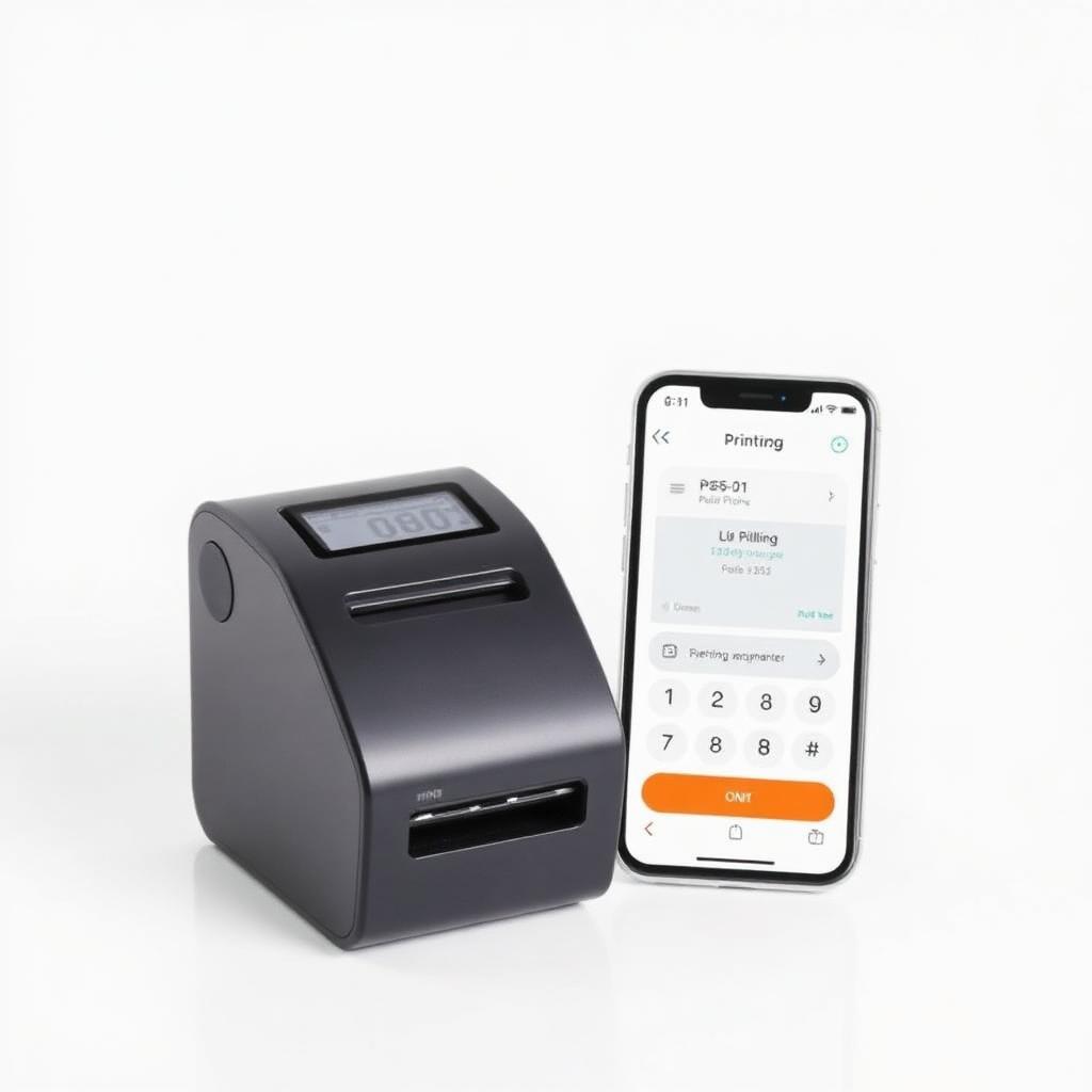 Mini Mobile Printer with Software